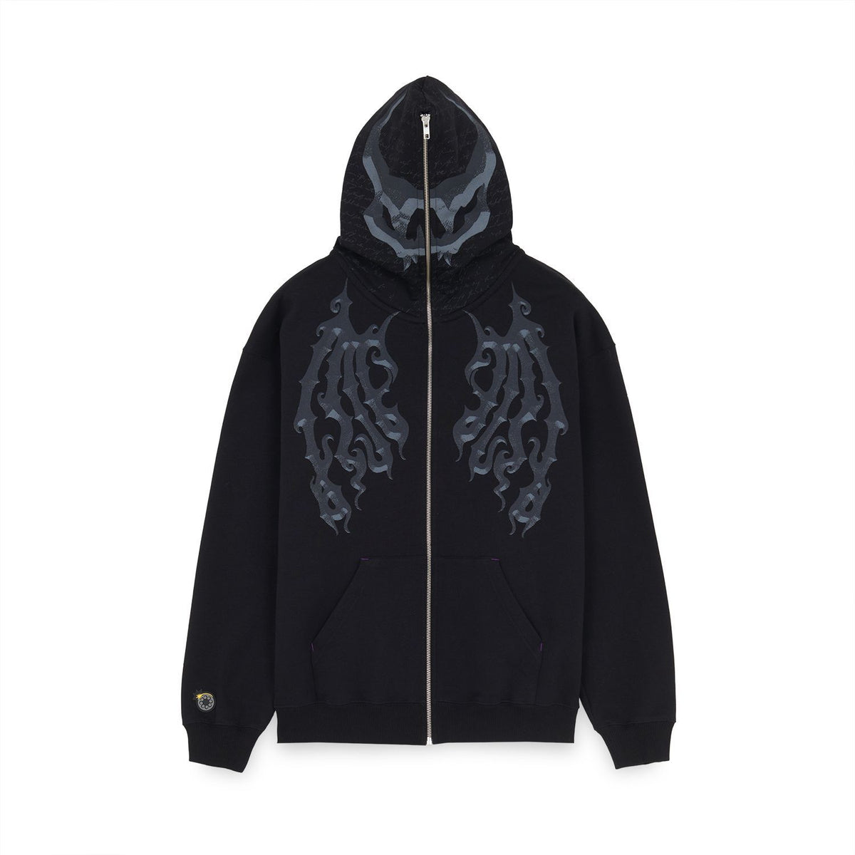 MAGIC: THE GATHERING SWAMP BAT FULL ZIP HOODIE BLACK