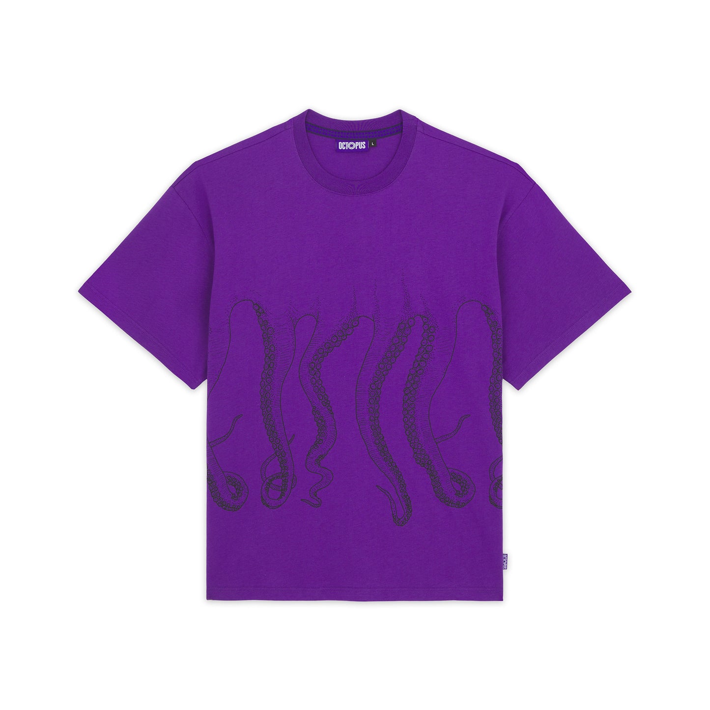 OCTOPUS OUTLINE TEE PURPLE