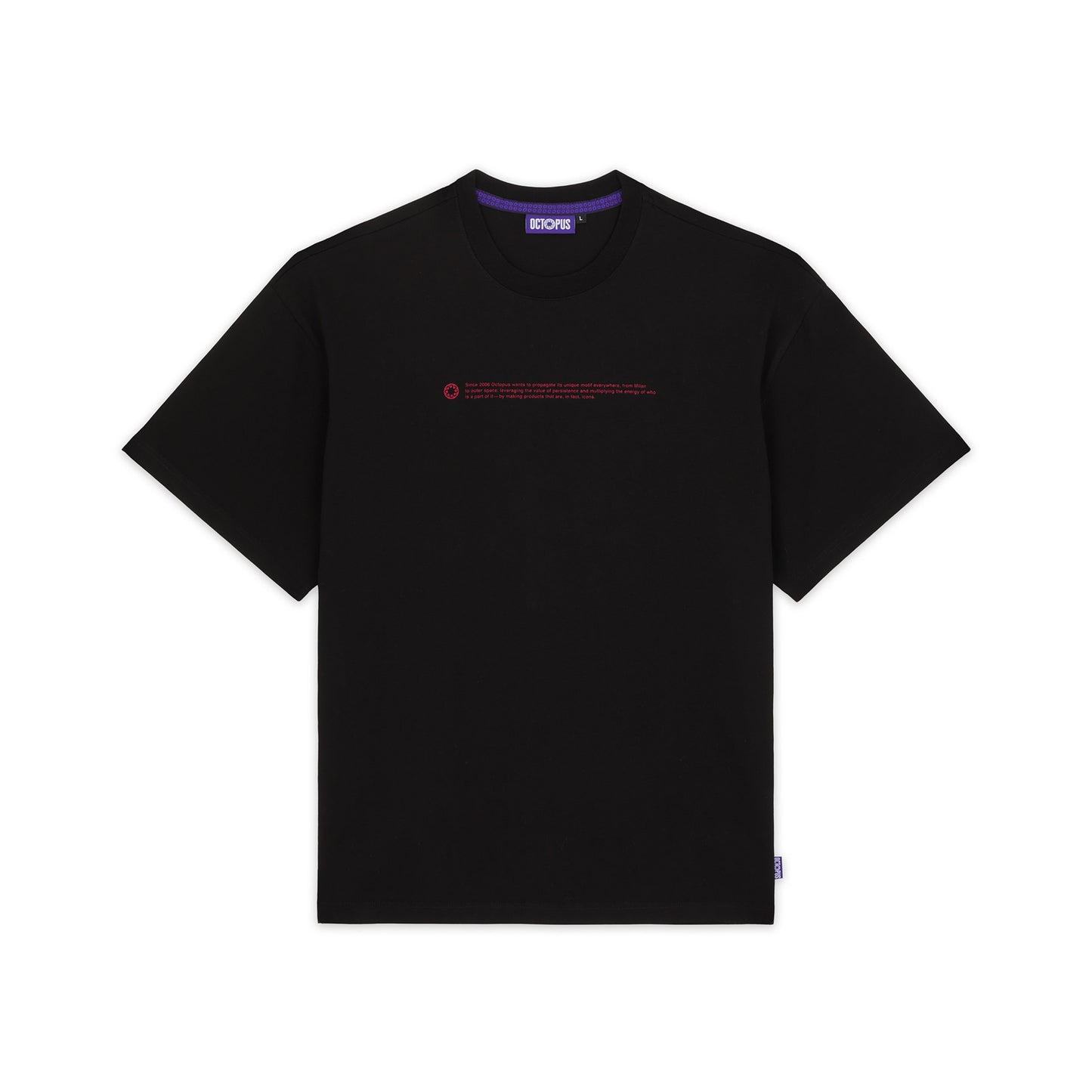 OUTLINE LOGO TEE BLACK