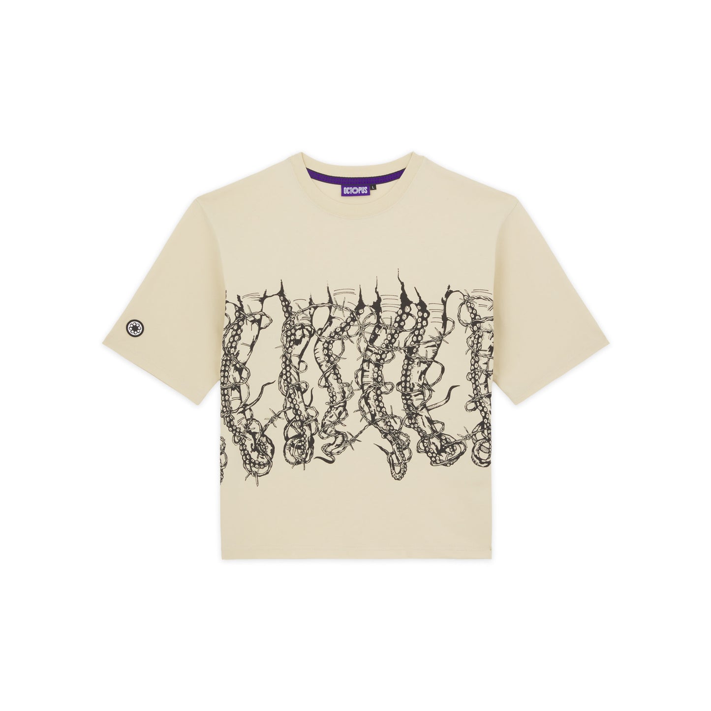 OCTOPUS BY GIORGIO DI SALVO BARBED WIRE TEE CREAM OCTOPUS €22.0