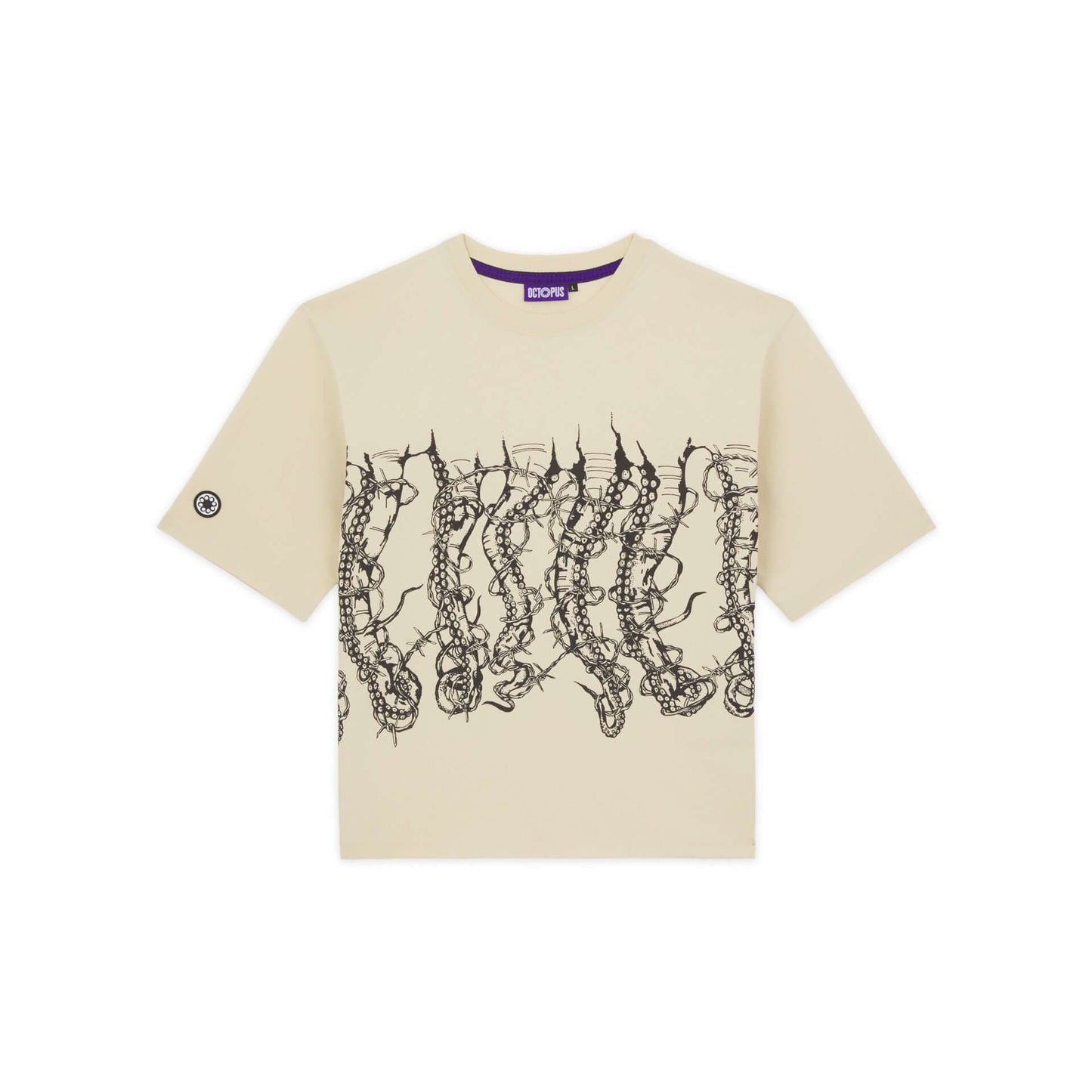 OCTOPUS BY GIORGIO DI SALVO BARBED WIRE TEE CREAM OCTOPUS €22.0