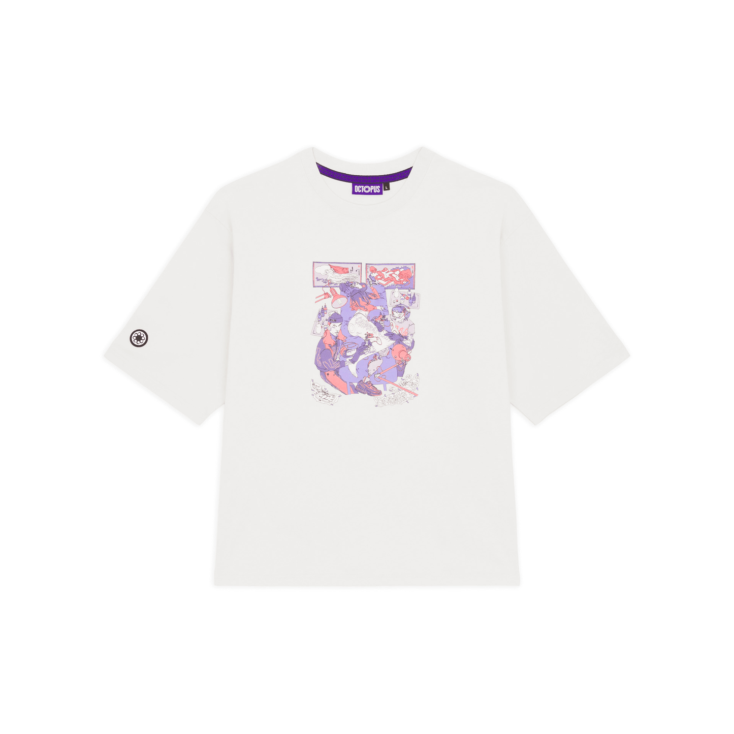TATTOO SHOP BY DANIELE VANZO TEE WHITE OCTOPUS €20.0
