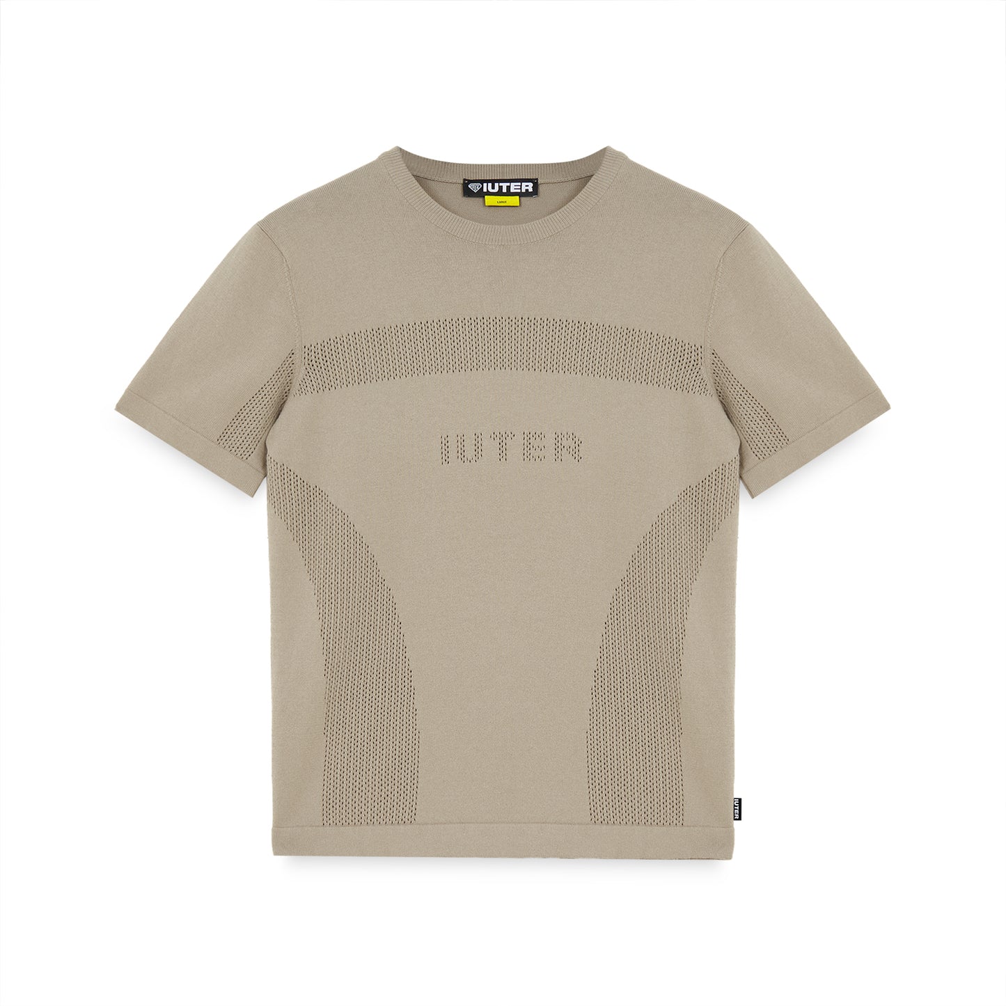 KNIT TEE BROWN