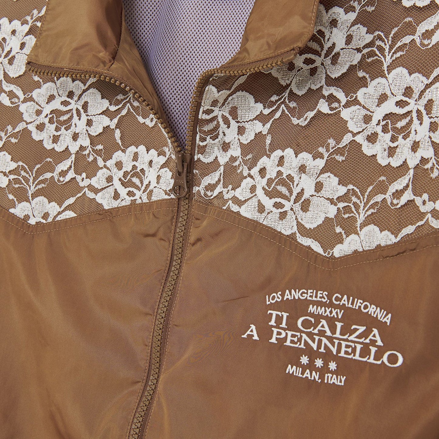 FRANCESCA TRACK JACKET BROWN
