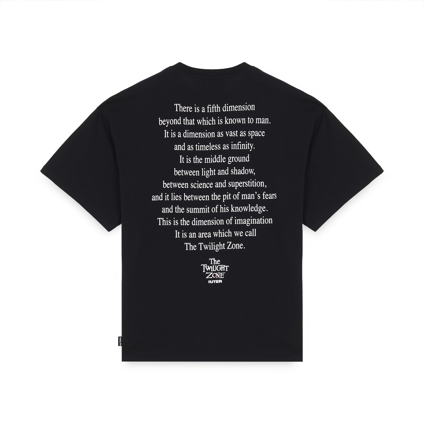 THE TWILIGHT ZONE TEE BLACK
