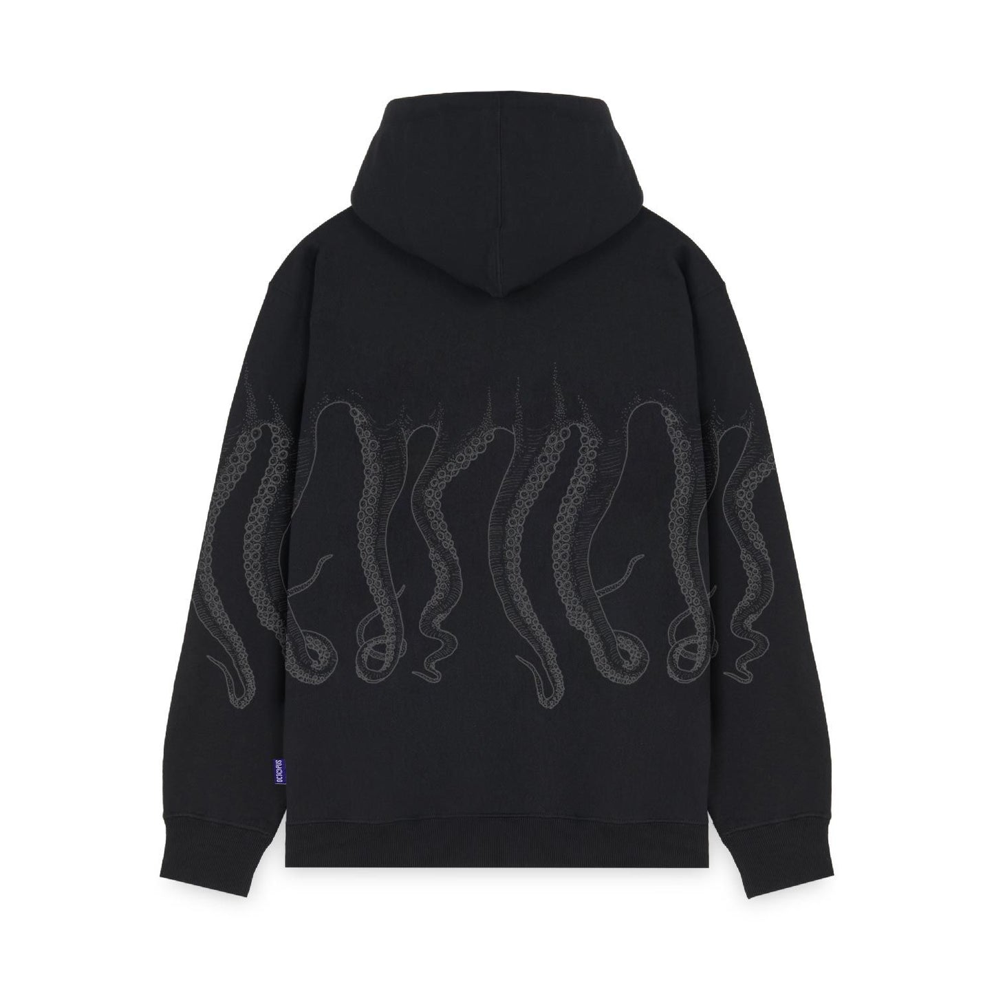 OCTOPUS OUTLINE HOODIE BLACK