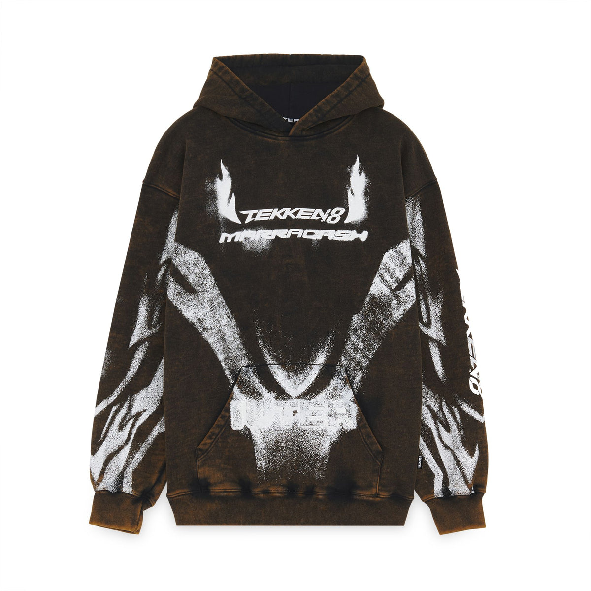 IUTER TEKKEN 8 MARRACASH - MARBLE HOODIE MARBLE BLACK