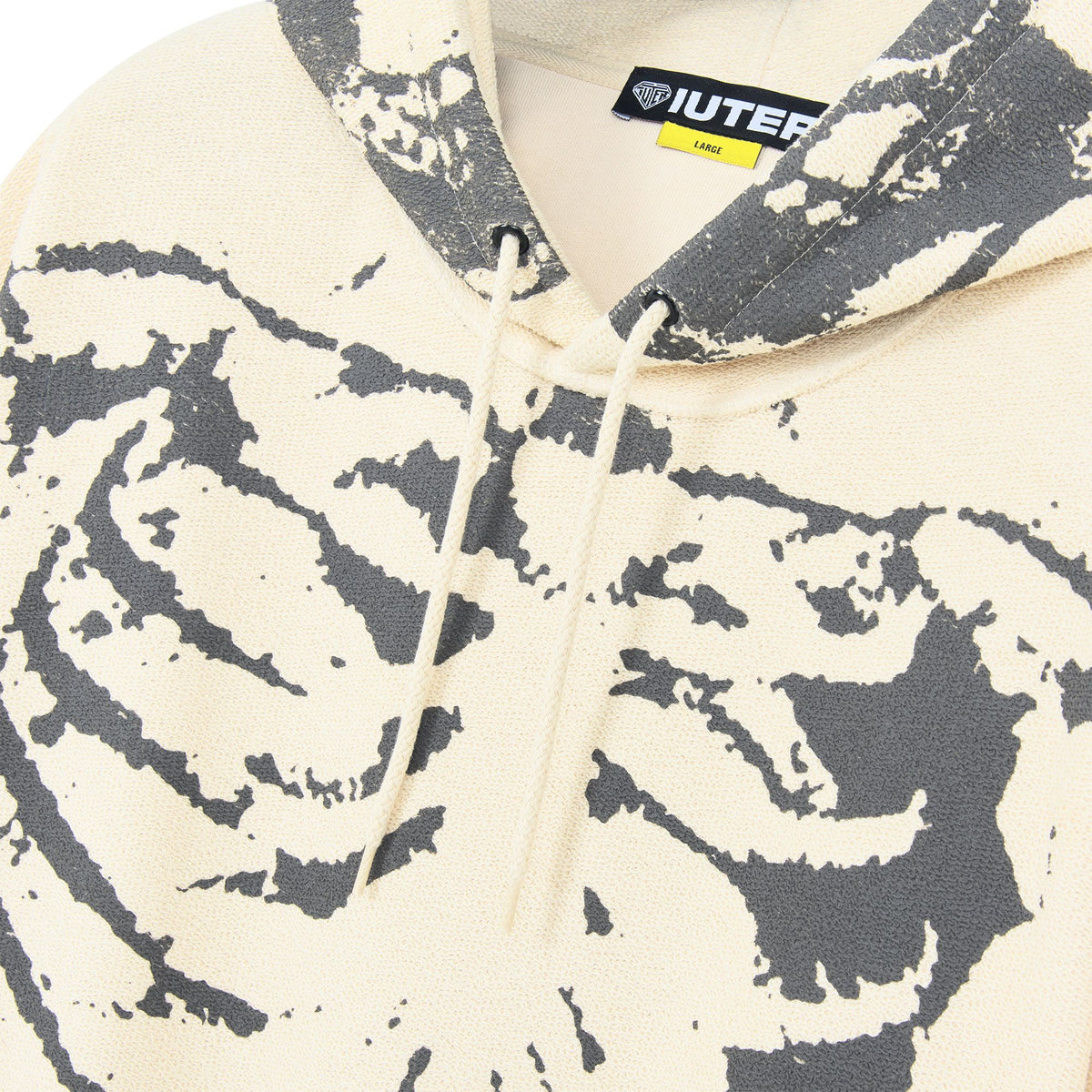 SKELETON HOODIE CREAM
