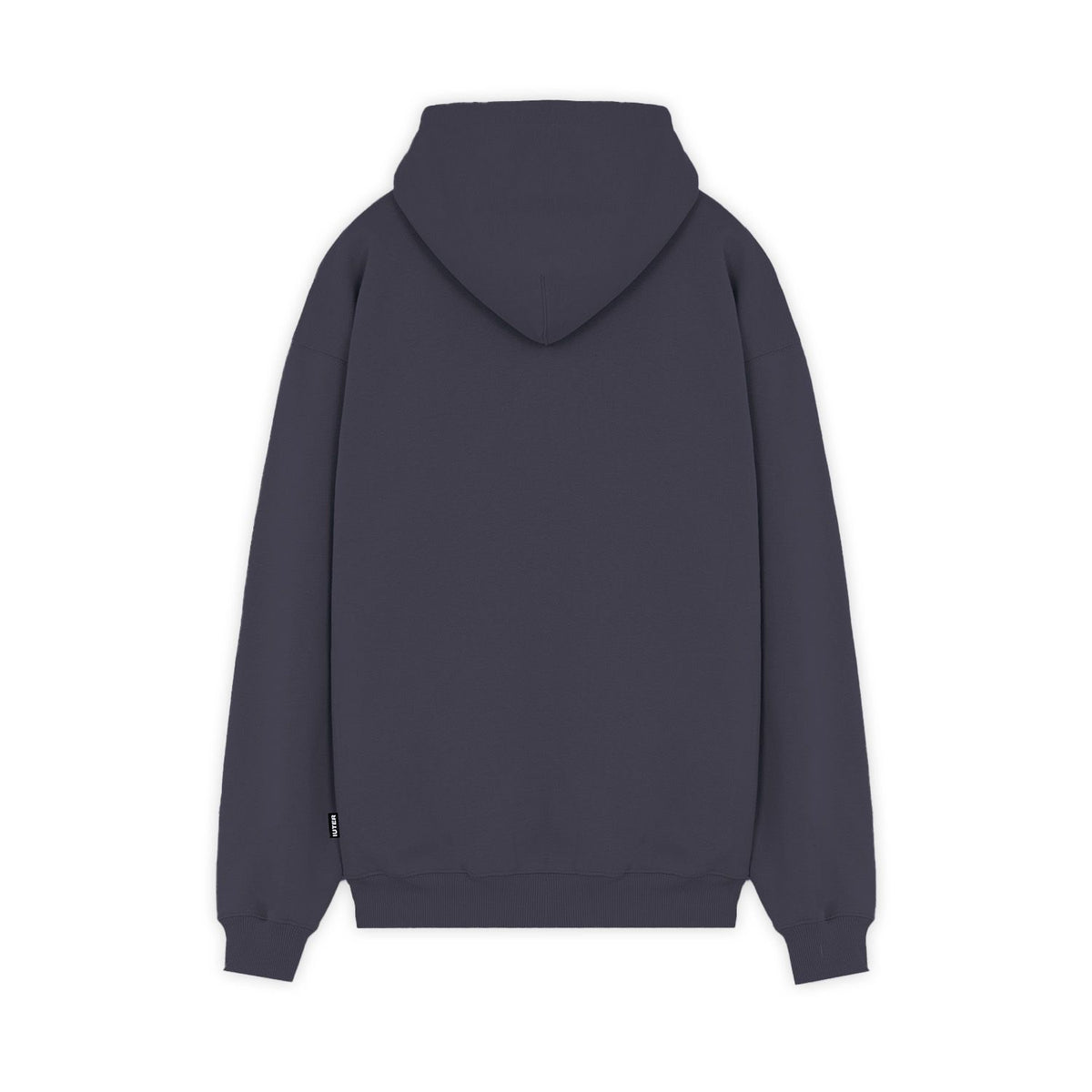 HEART LOGO ZIP HOODIE ASPHALT