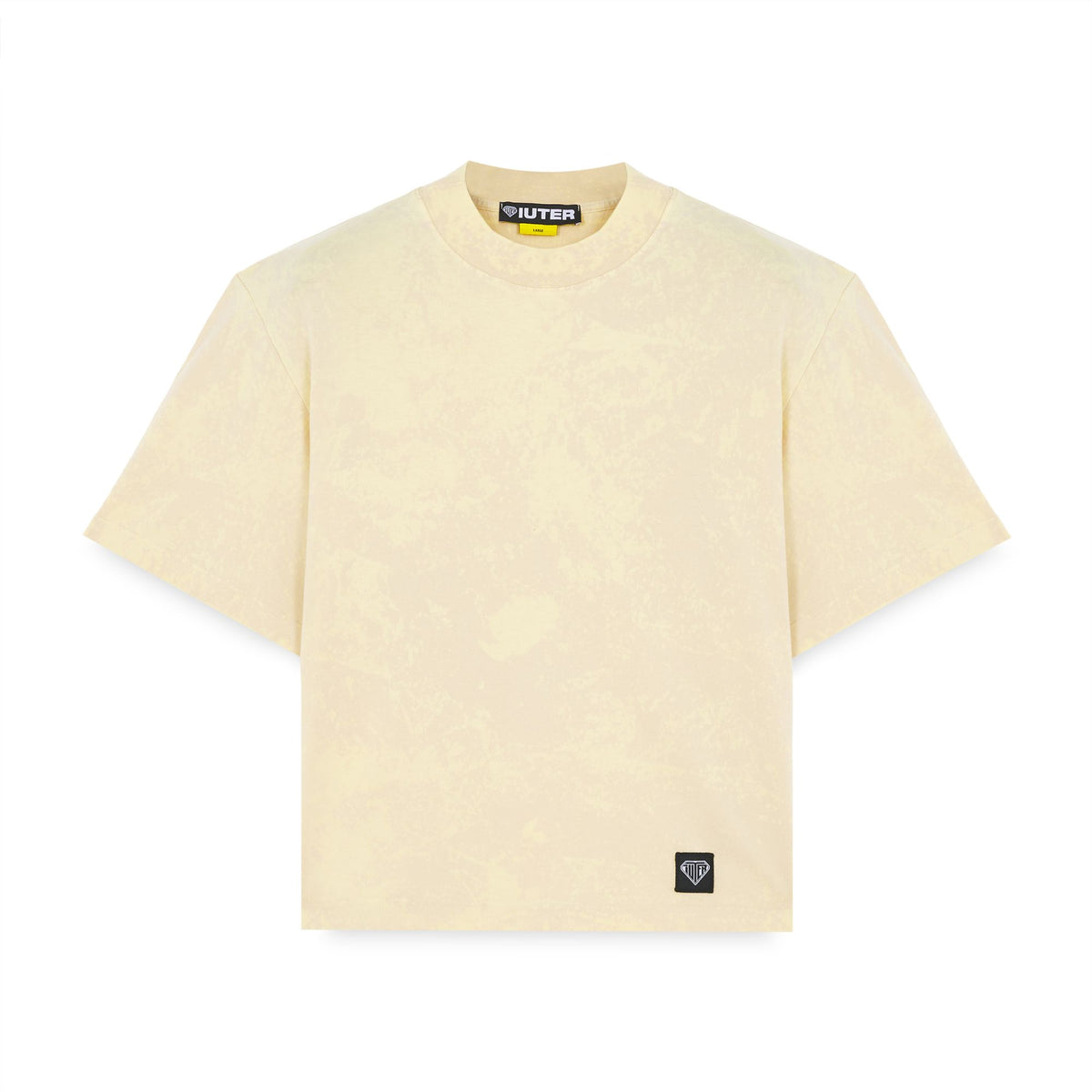 LABEL MARBLE TEE CREAM