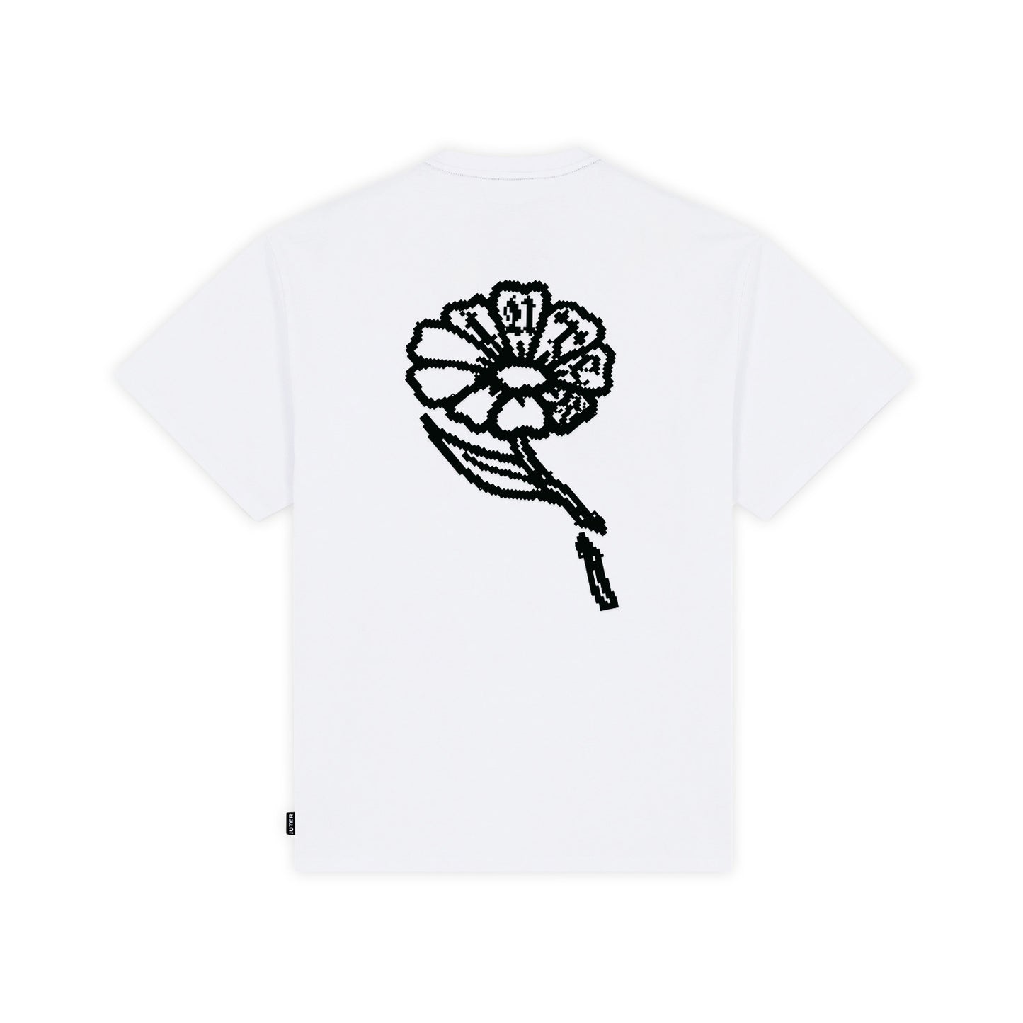 FLOWERS TEE WHITE