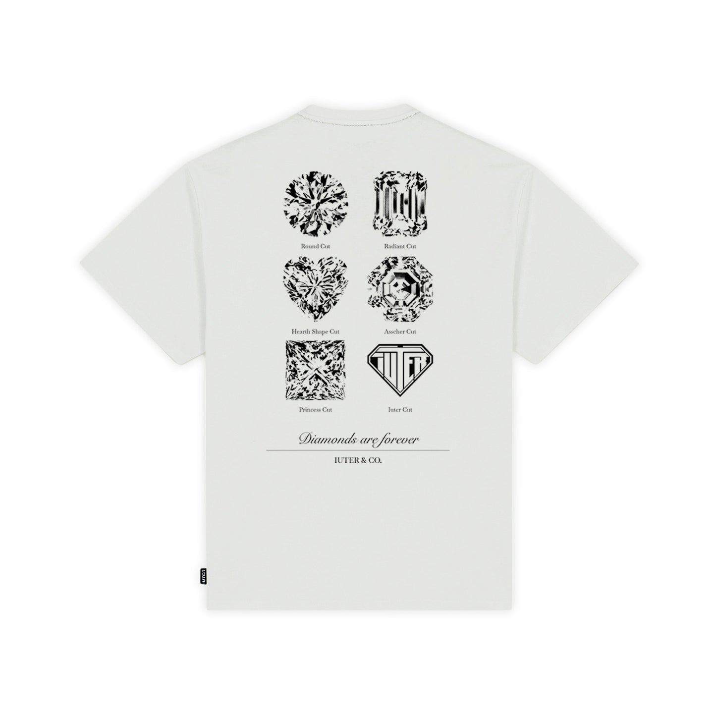 CUTS TEE DUSTYWHITE