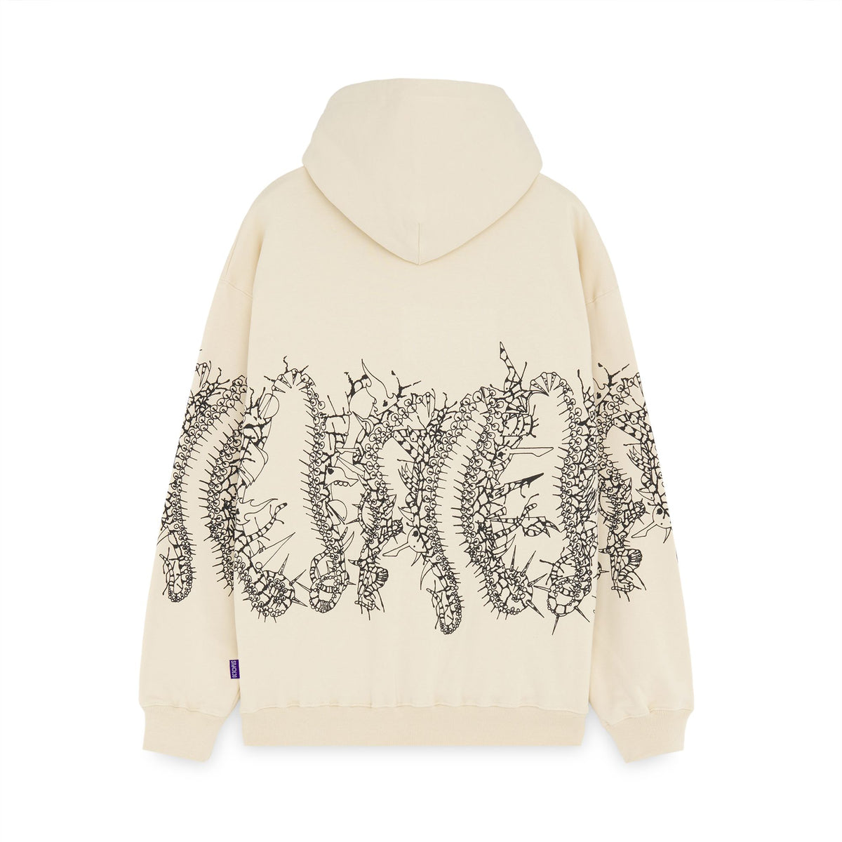 DIGITAL BANGER HOODIE BY VISUAL KULTURE CREAM
