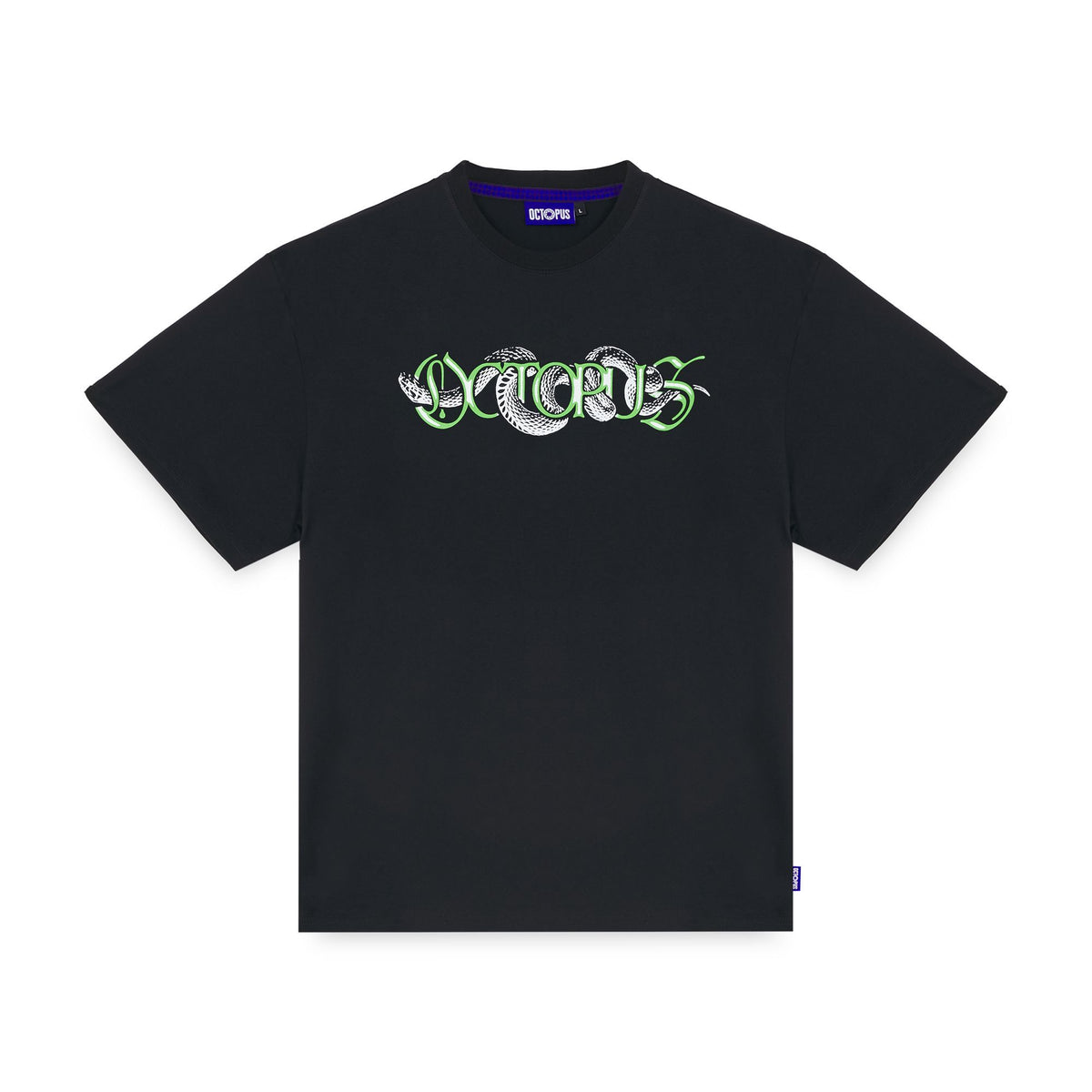 YEAR OF THE SNAKE OCTOPUS TEE BLACK