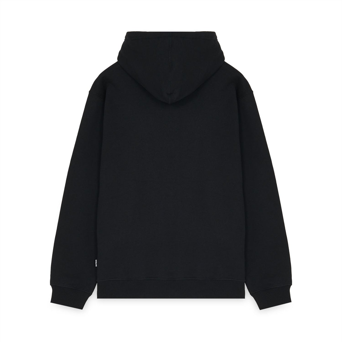 HEART LOGO ZIP HOODIE BLACK