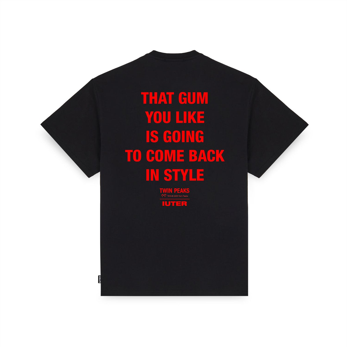 TWIN PEAKS: LODGE TEE BLACK