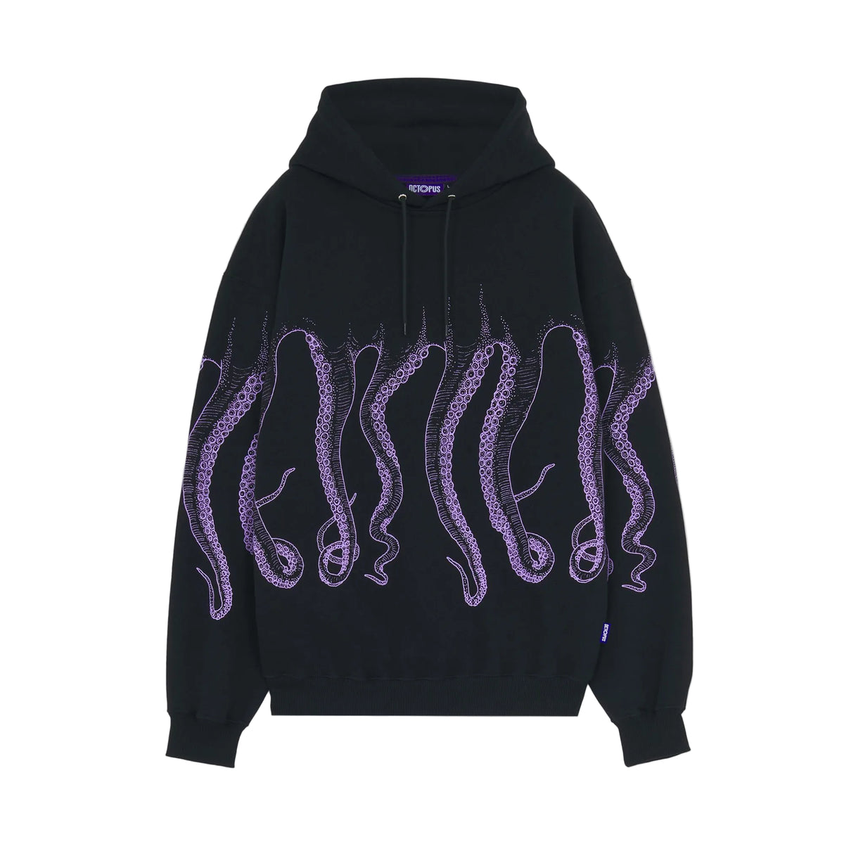 OCTOPUS OUTLINE HOODIE BLACK