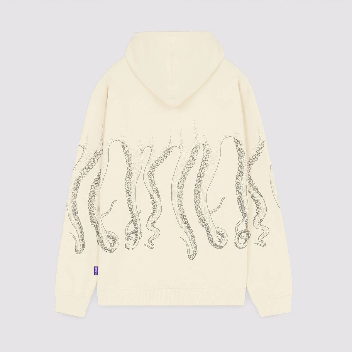 OCTOPUS OUTLINE HOODIE IVORY