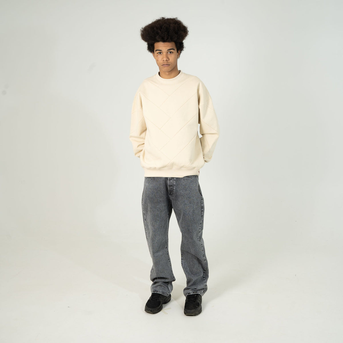 PARQUET CREWNECK CREAM
