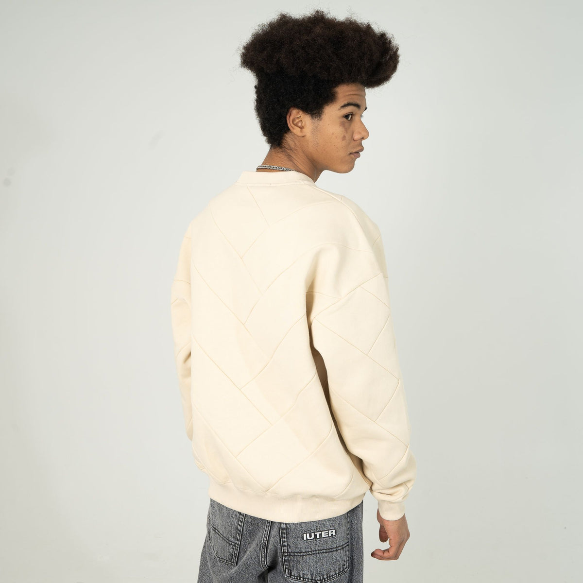 PARQUET CREWNECK CREAM