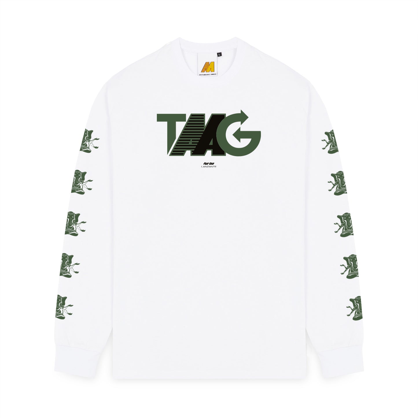 LANZANTE LONG SLEEVE WHITE AUTOMOBILI AMOS €36.0