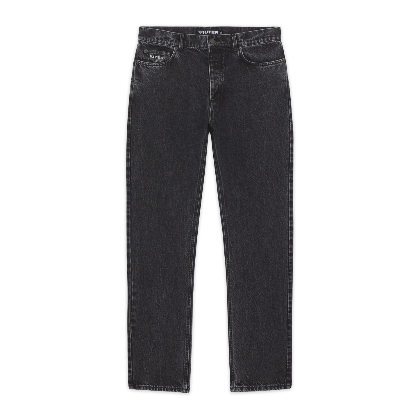REGULAR DENIM PANTS DARK GREY