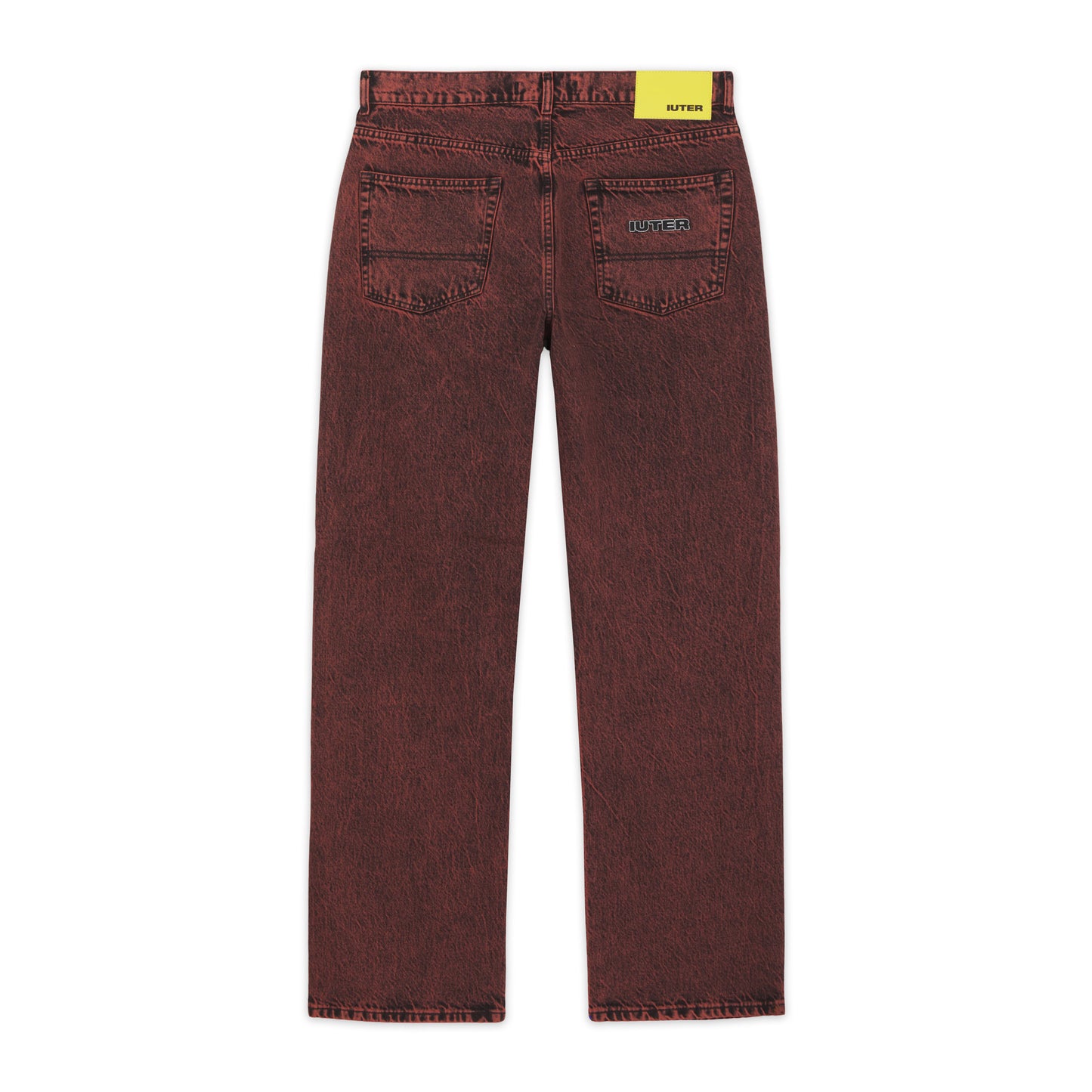 Loose Denim Pants Brick