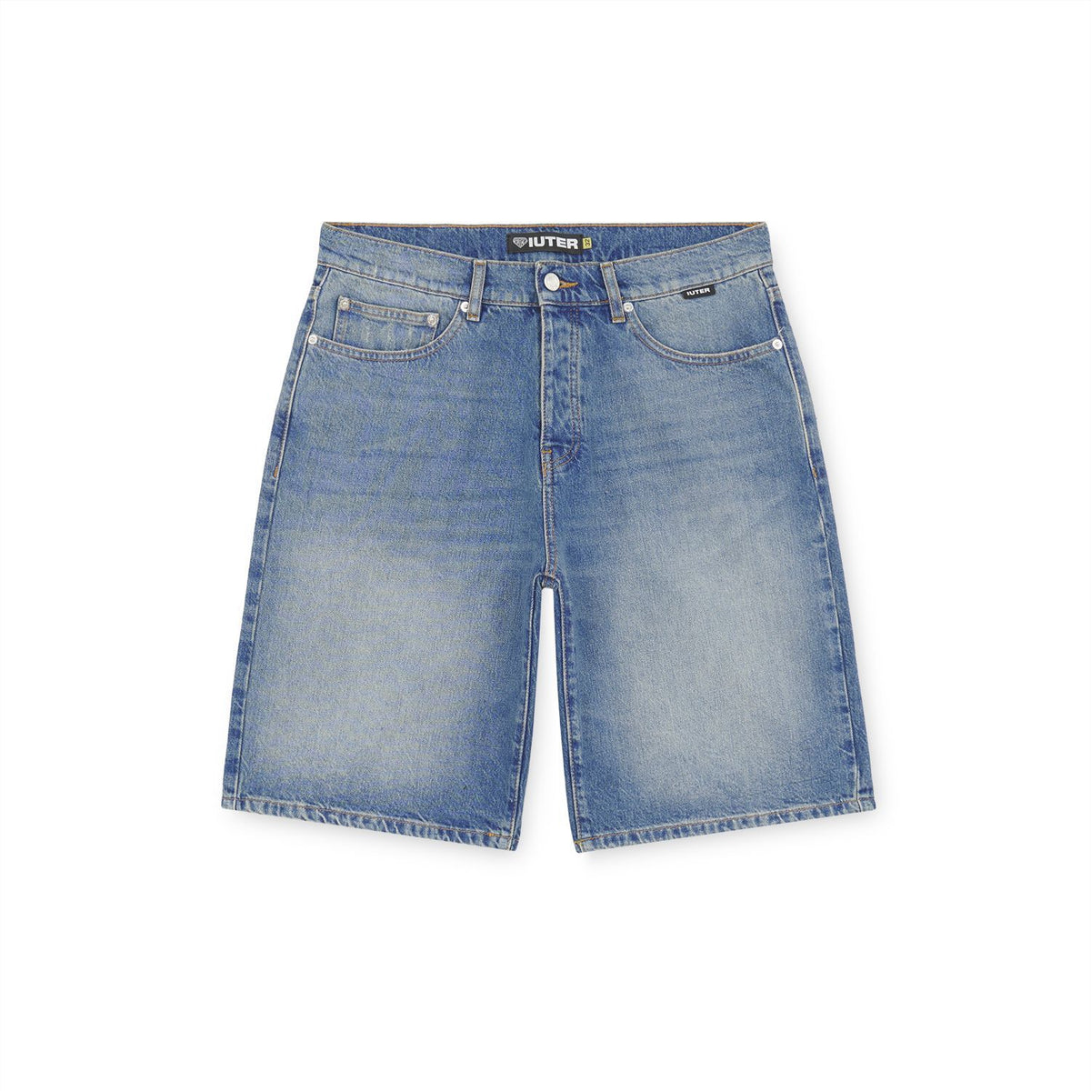 LOOSE DENIM SHORTS MEDIUMBLUE