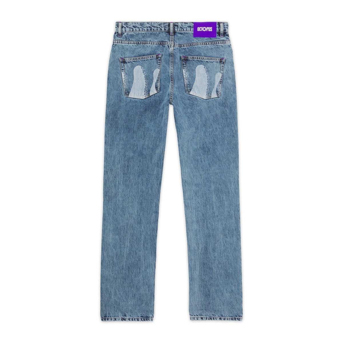 OCTOPUS POCKET REG DENIM BLUE BLEACH