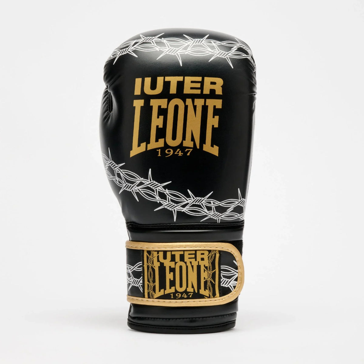 LEONE X IUTER BOXING GLOVES BARBEDWIRED BLACK