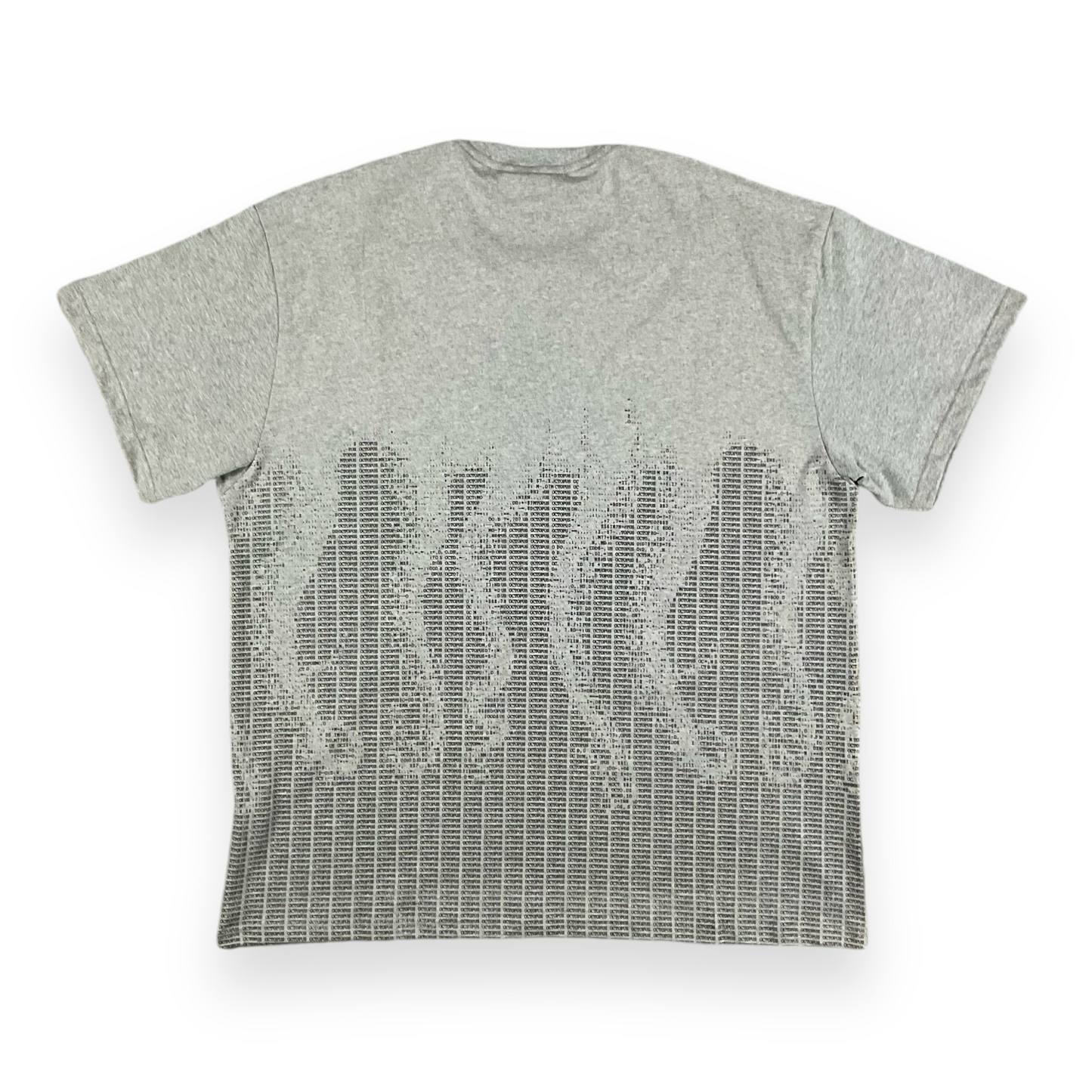 PRINTED REGULAR T-SHIRT MATRIX GRAY