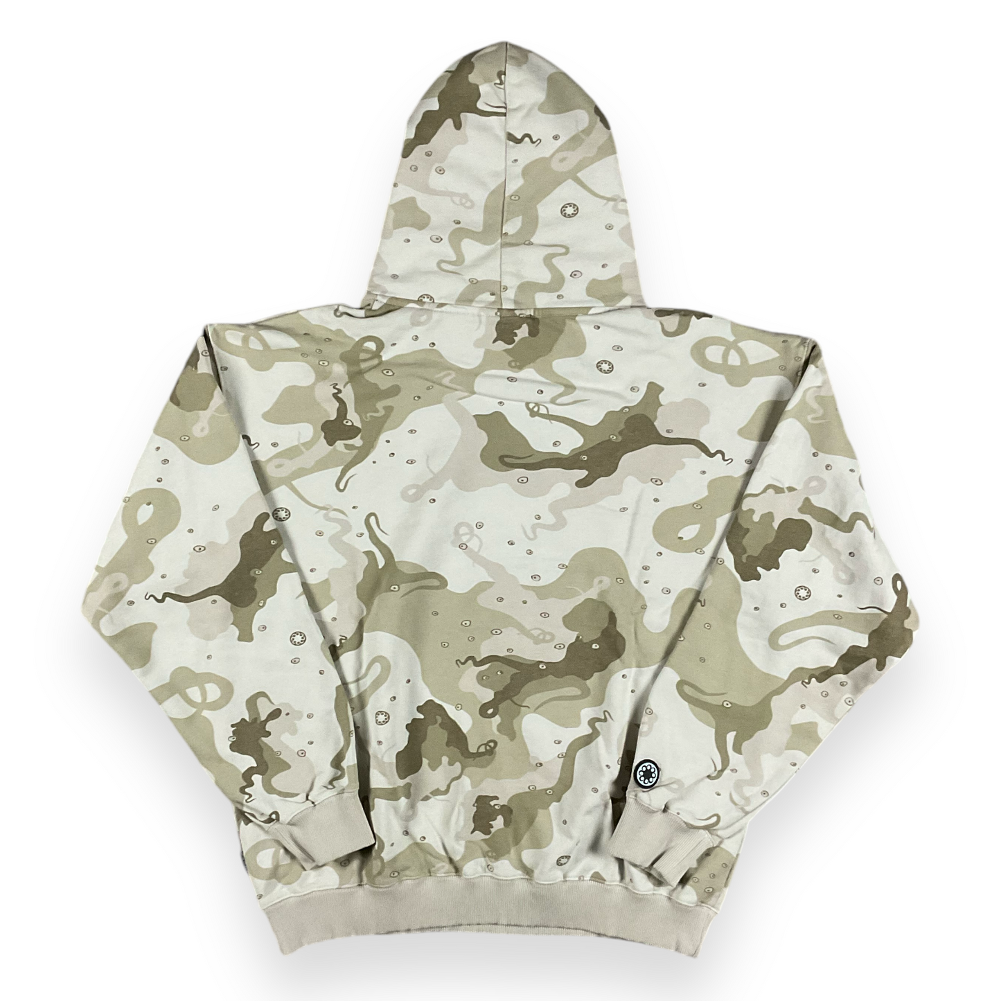ALLOVER HOODIE REGULAR UNBRUSHED CAMO SAND