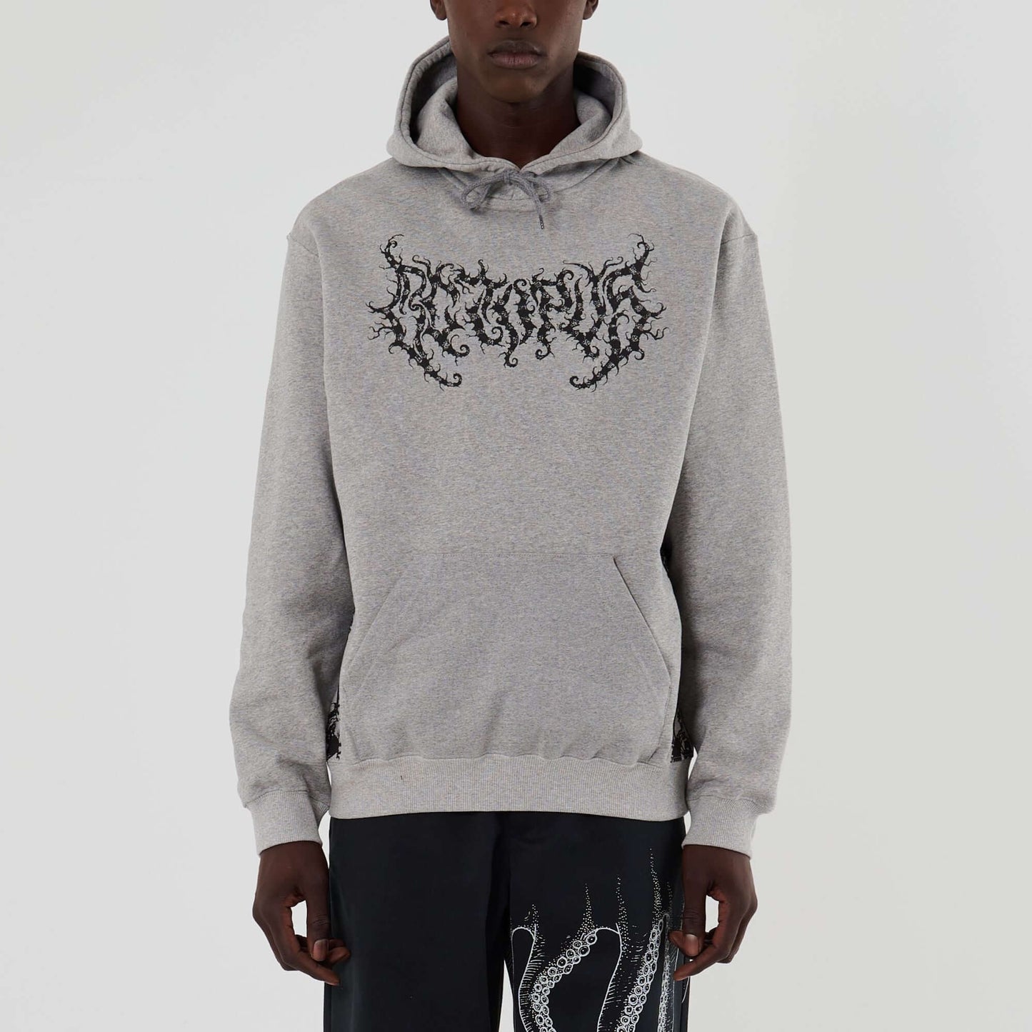 ROOTS LOGO HOODIE LIGHT GREY OCTOPUS €99.0