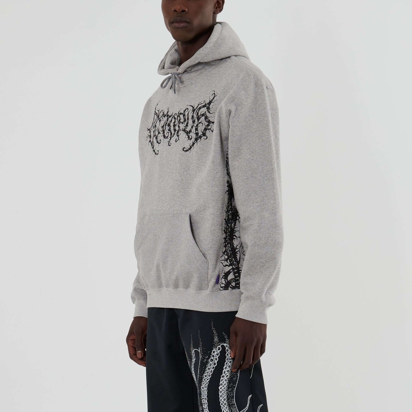 ROOTS LOGO HOODIE LIGHT GREY OCTOPUS €99.0