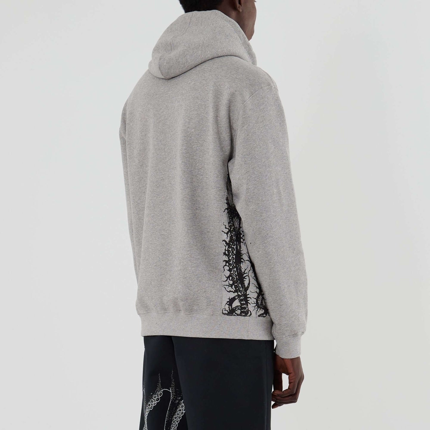 ROOTS LOGO HOODIE LIGHT GREY OCTOPUS €99.0