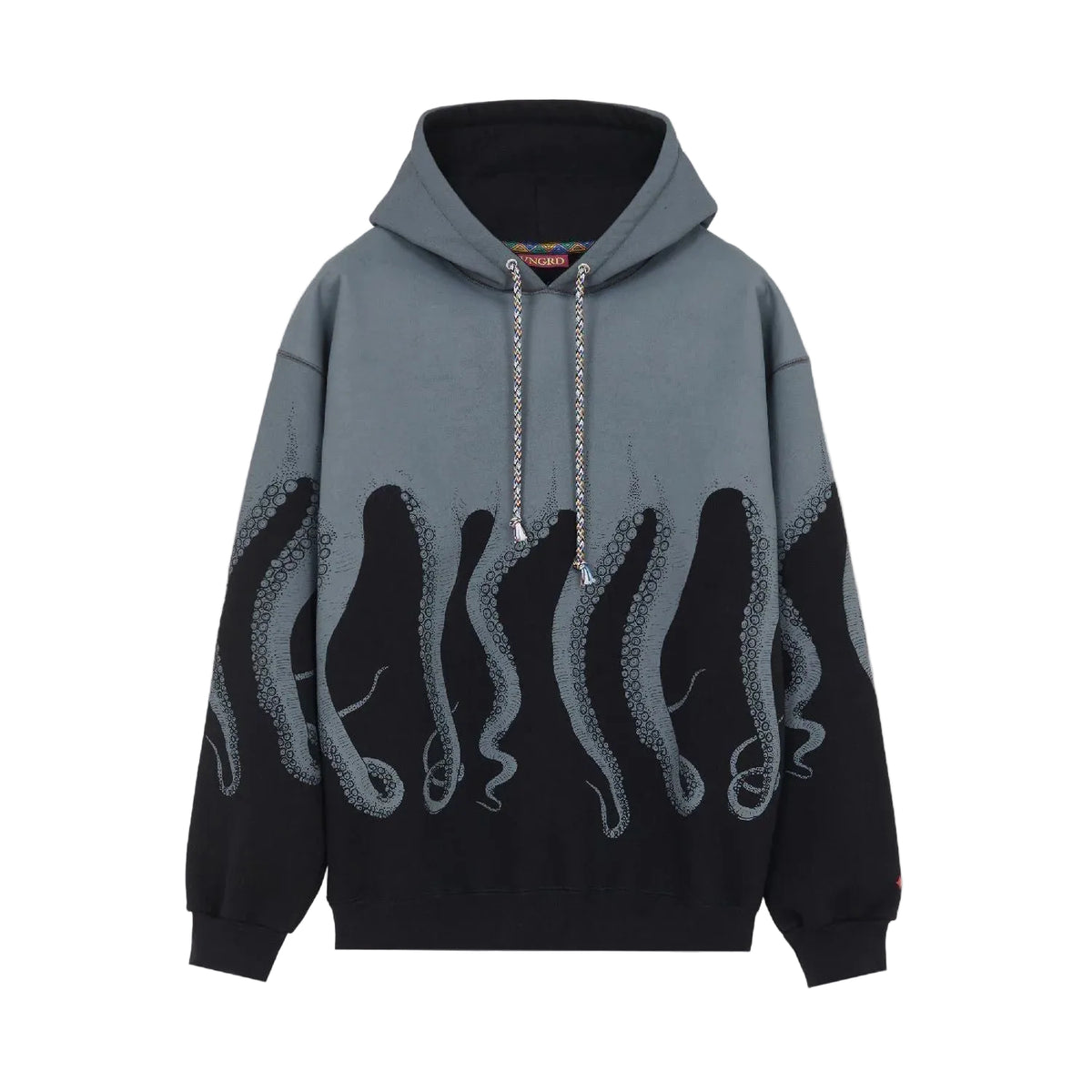 VNGRD OG OCTOPUS HOODIE GREY BLACK