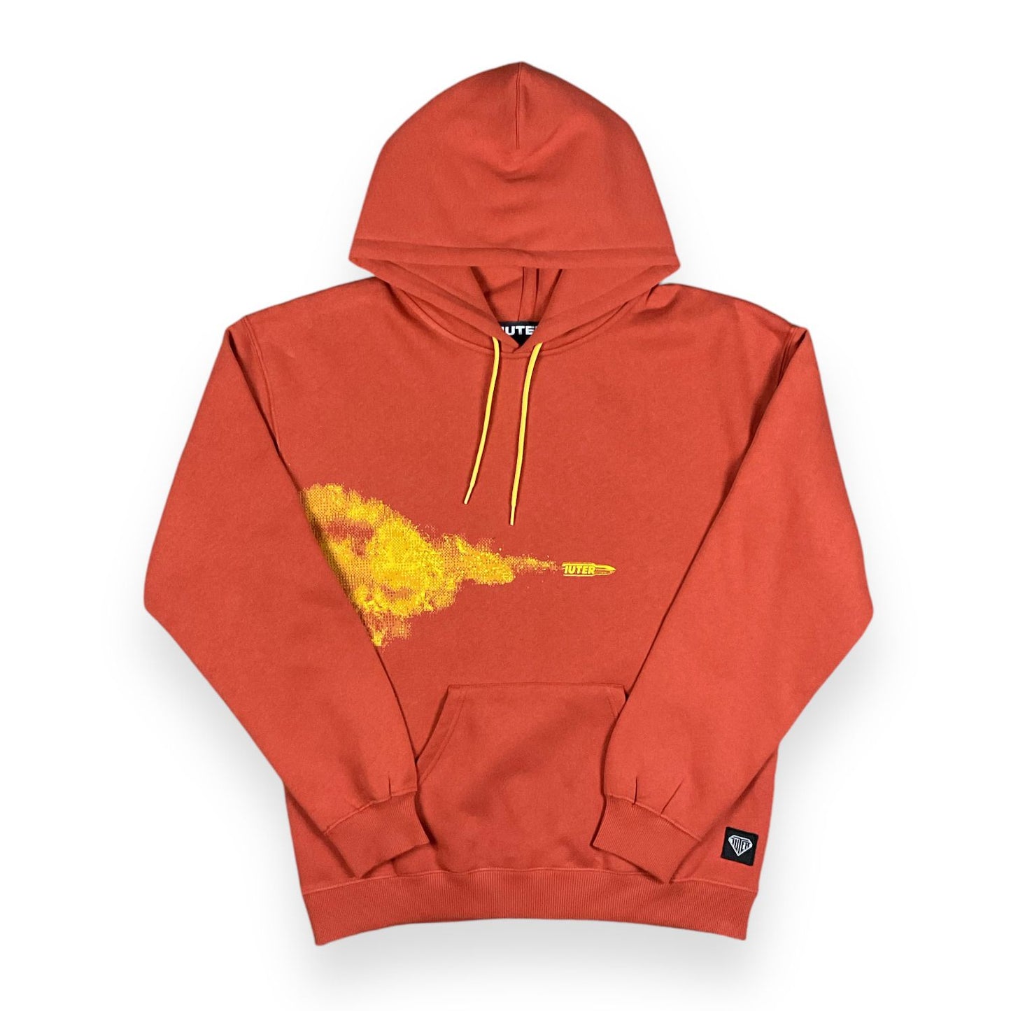 PRINTED HOODIE REGULAR BULLET BRICK