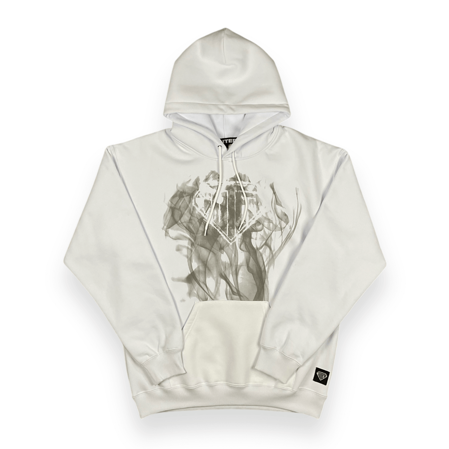 PRINTED HOODIE LOOSE SMOKING WHITE IUTER €36.0