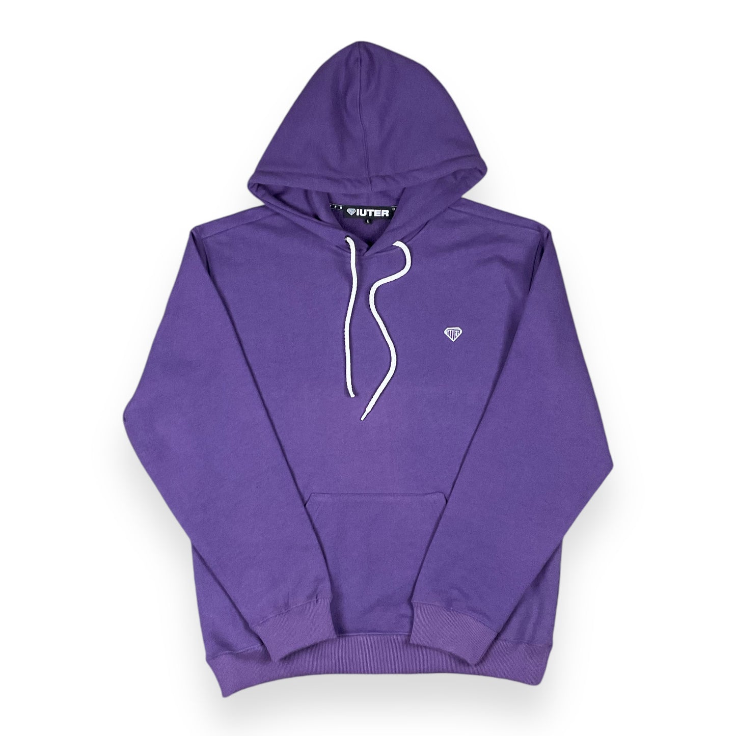 MINI LOGO HOODIE LOOSE UNBRUSHED VIOLET