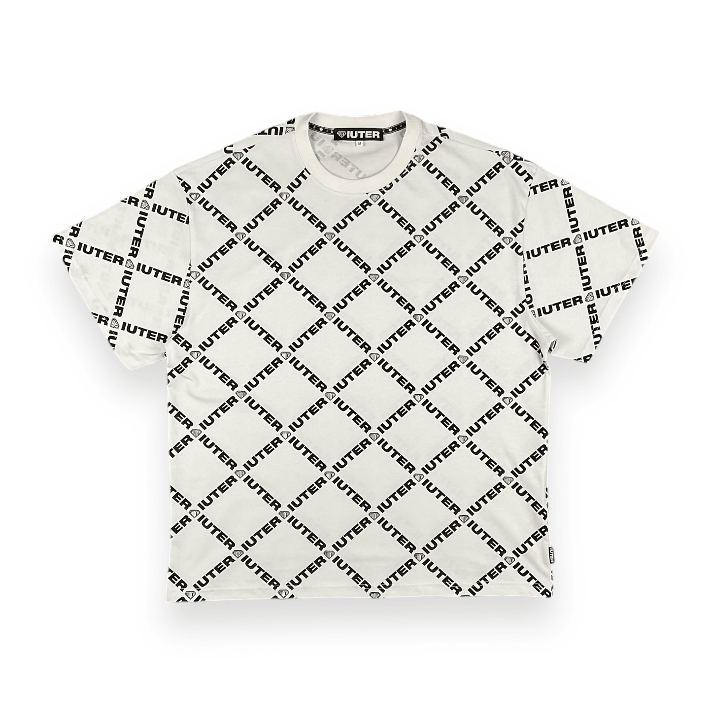 ALLOVER T-SHIRT LOOSE DIAMONDBLACK WHITE IUTER €18.0