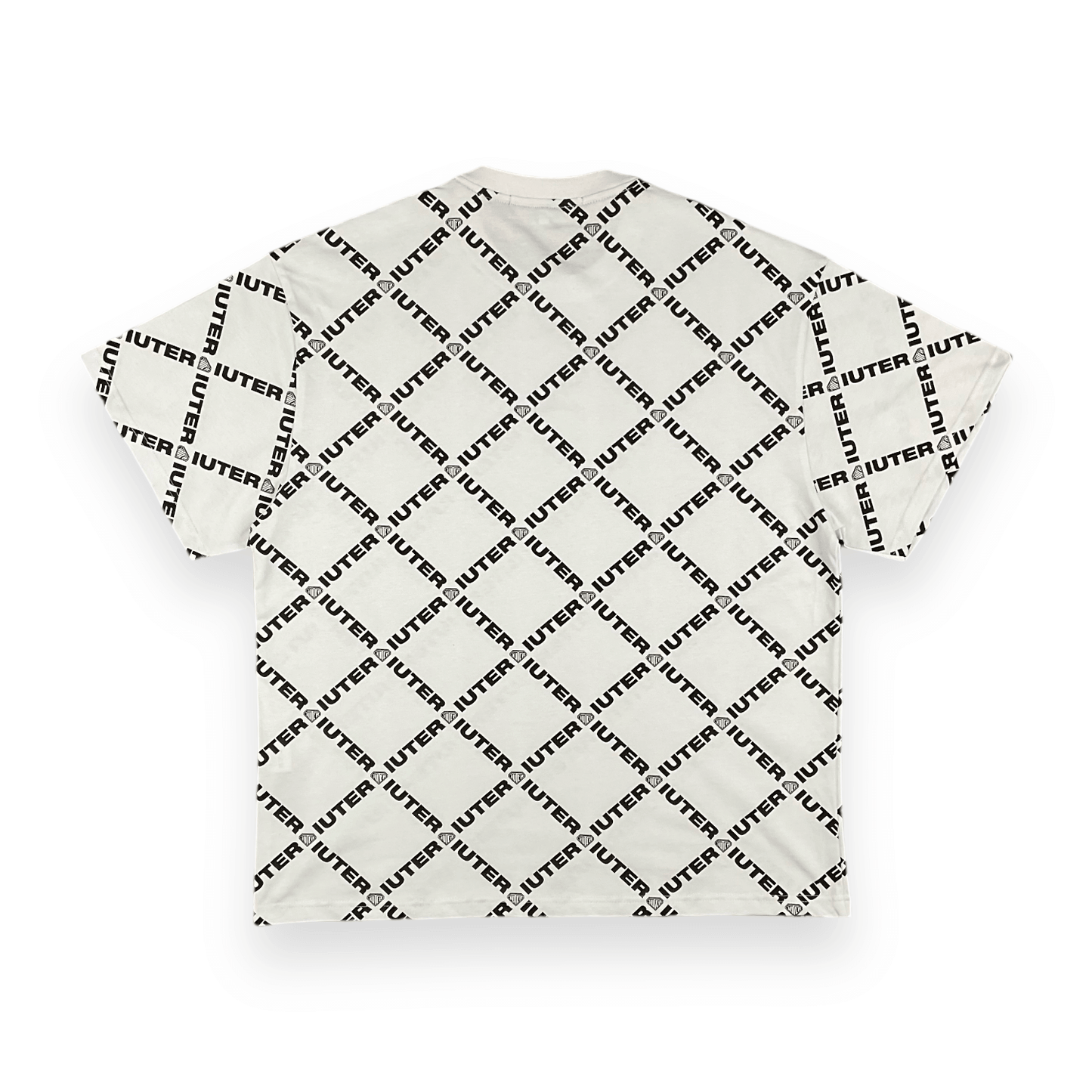 ALLOVER T-SHIRT LOOSE DIAMONDBLACK WHITE IUTER €18.0
