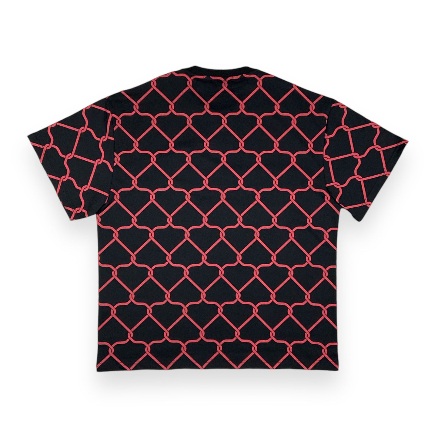 ALLOVER T-SHIRT LOOSE NETRED BLACK