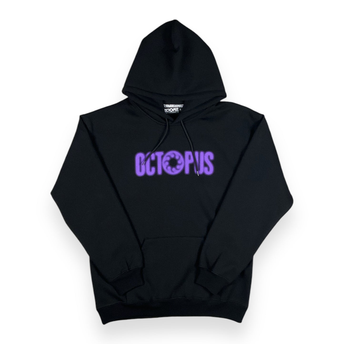PRINTED HOODIE LOOSE OLOGO BLACK
