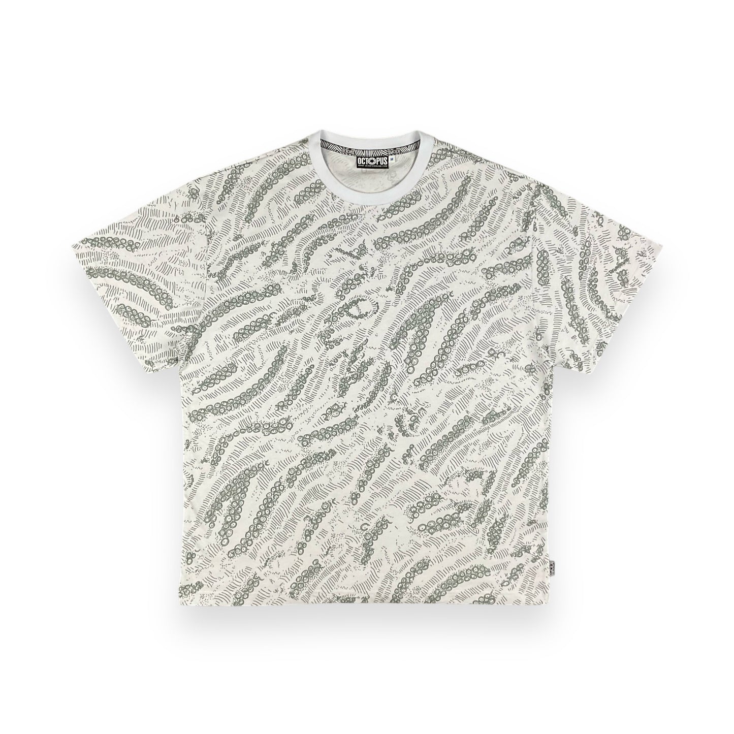 ALLOVER T-SHIRT LOOSE DECOGREY WHITE