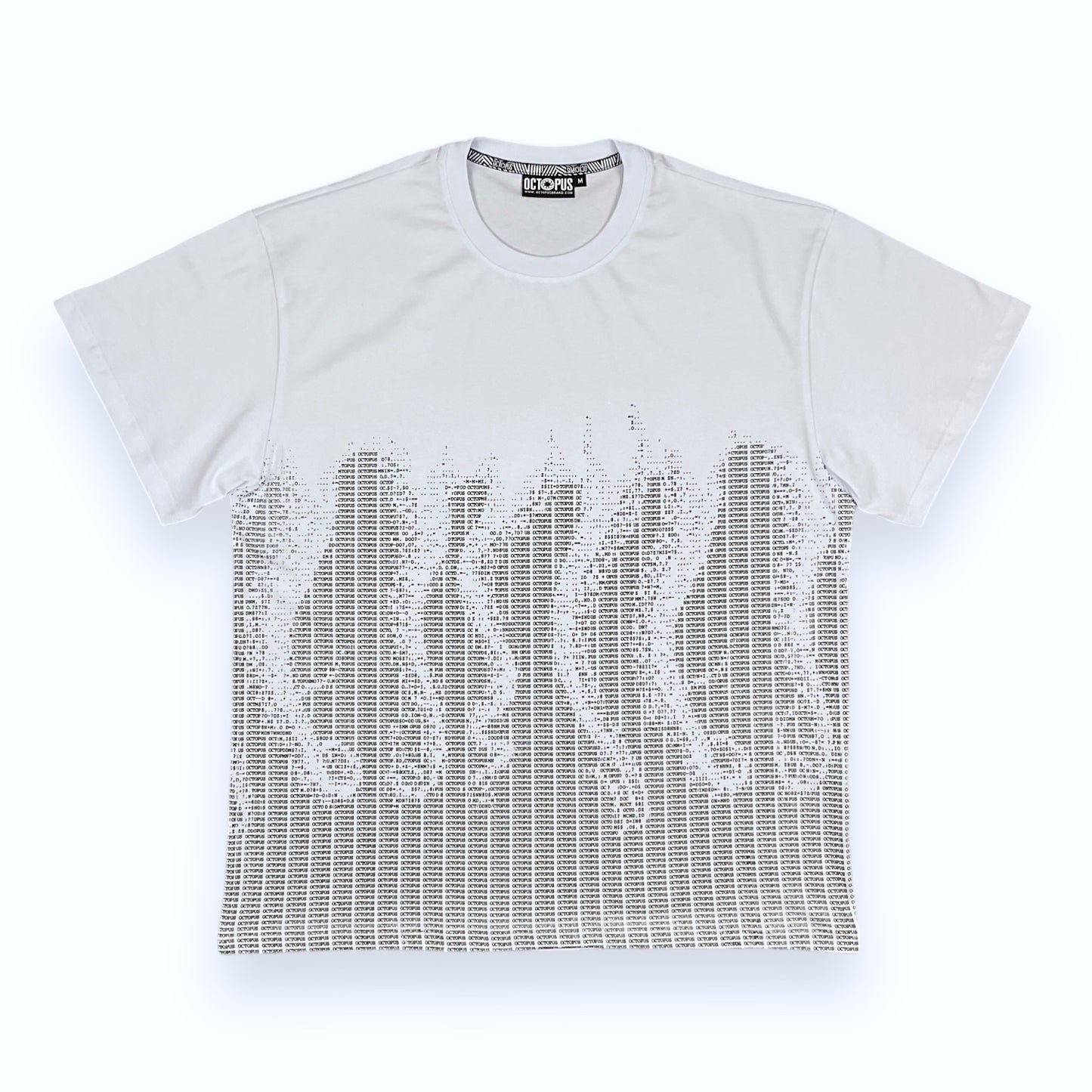 PRINTED T-SHIRT REGULAR MATRIX WHITE