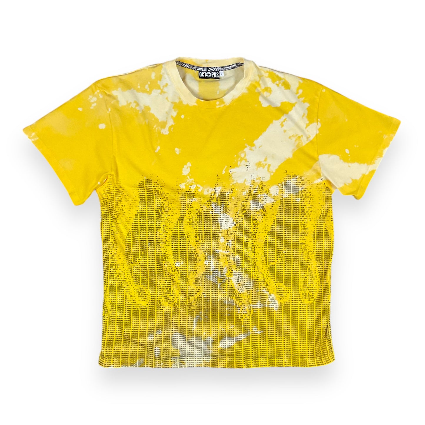 PRINTED REGULAR T-SHIRT MATRIX YELLOW