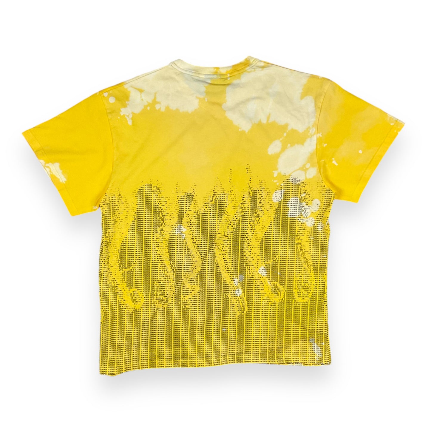 PRINTED REGULAR T-SHIRT MATRIX YELLOW