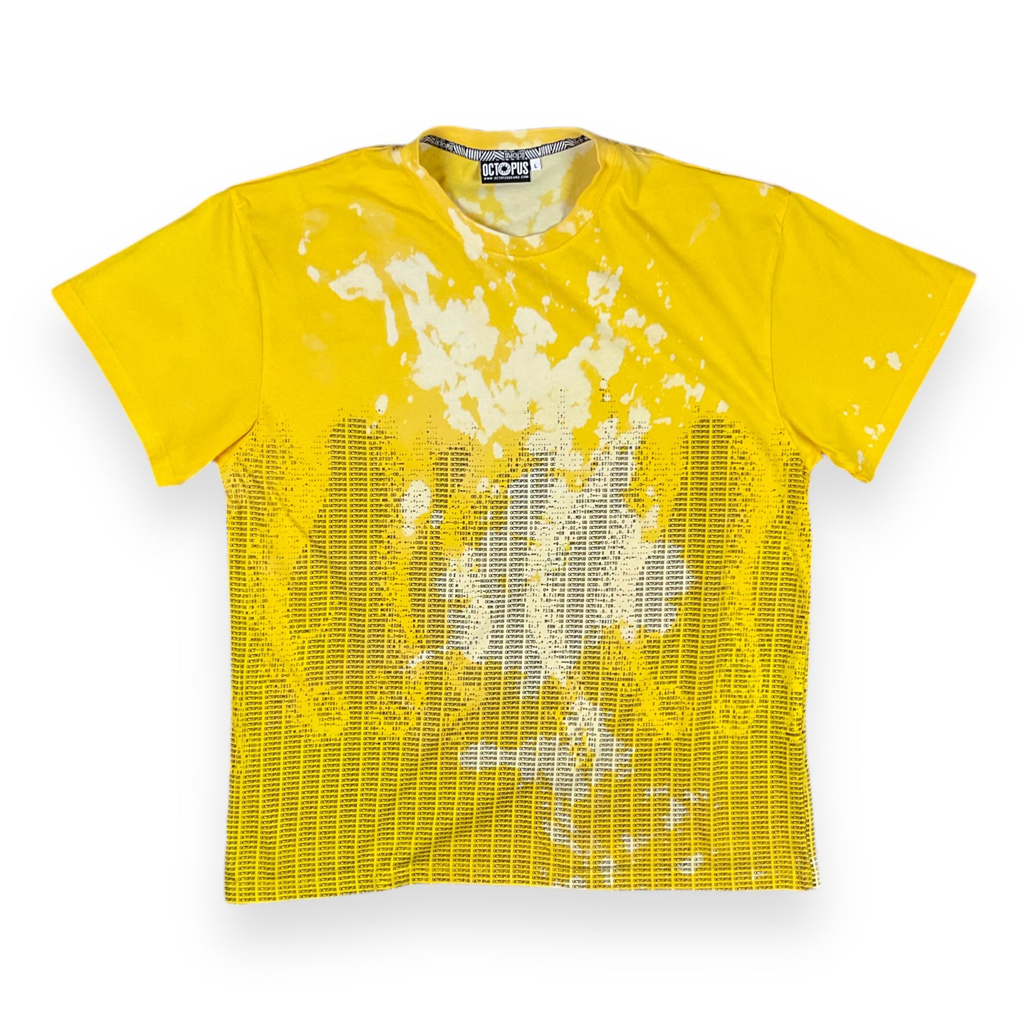 PRINTED REGULAR T-SHIRT MATRIX YELLOW