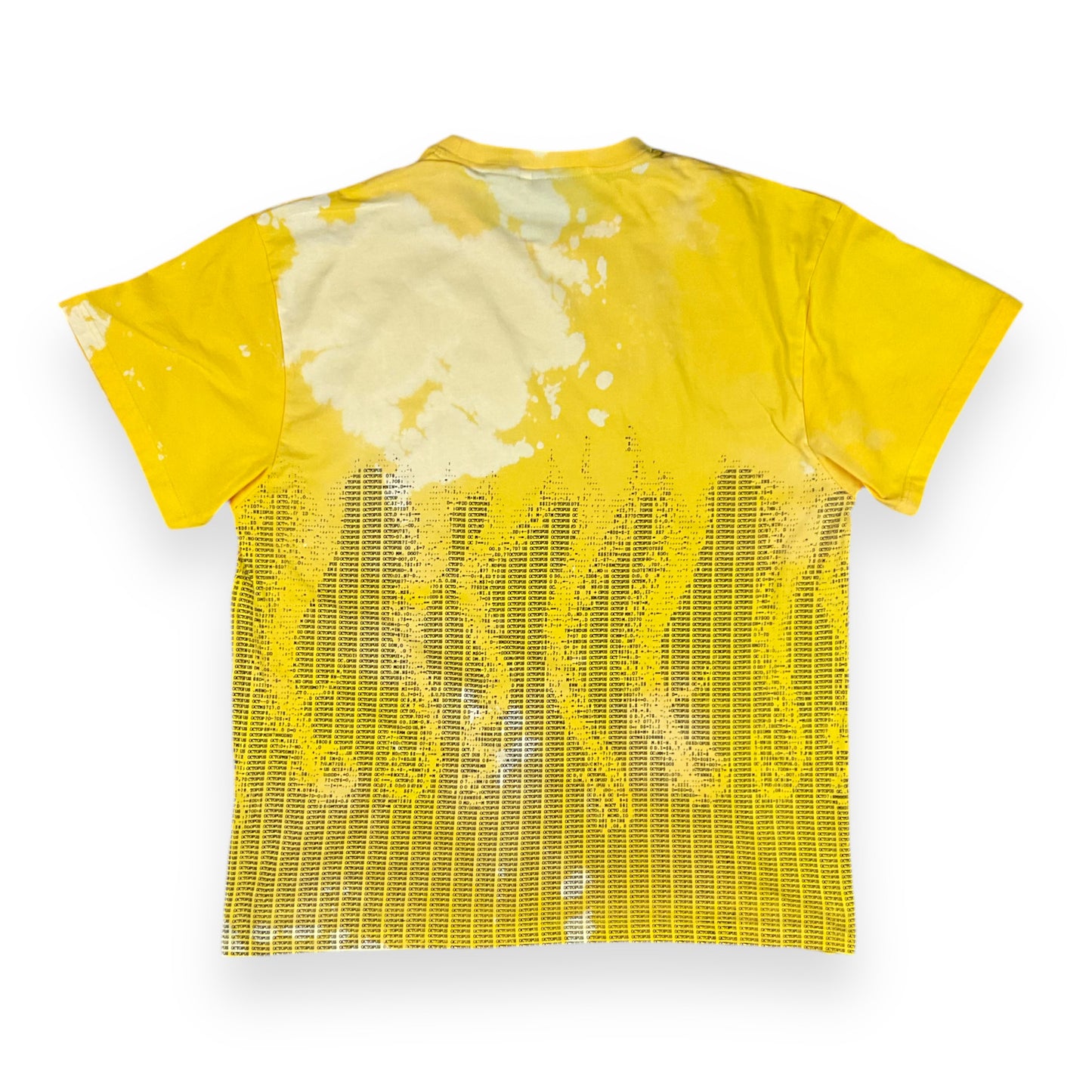 PRINTED REGULAR T-SHIRT MATRIX YELLOW