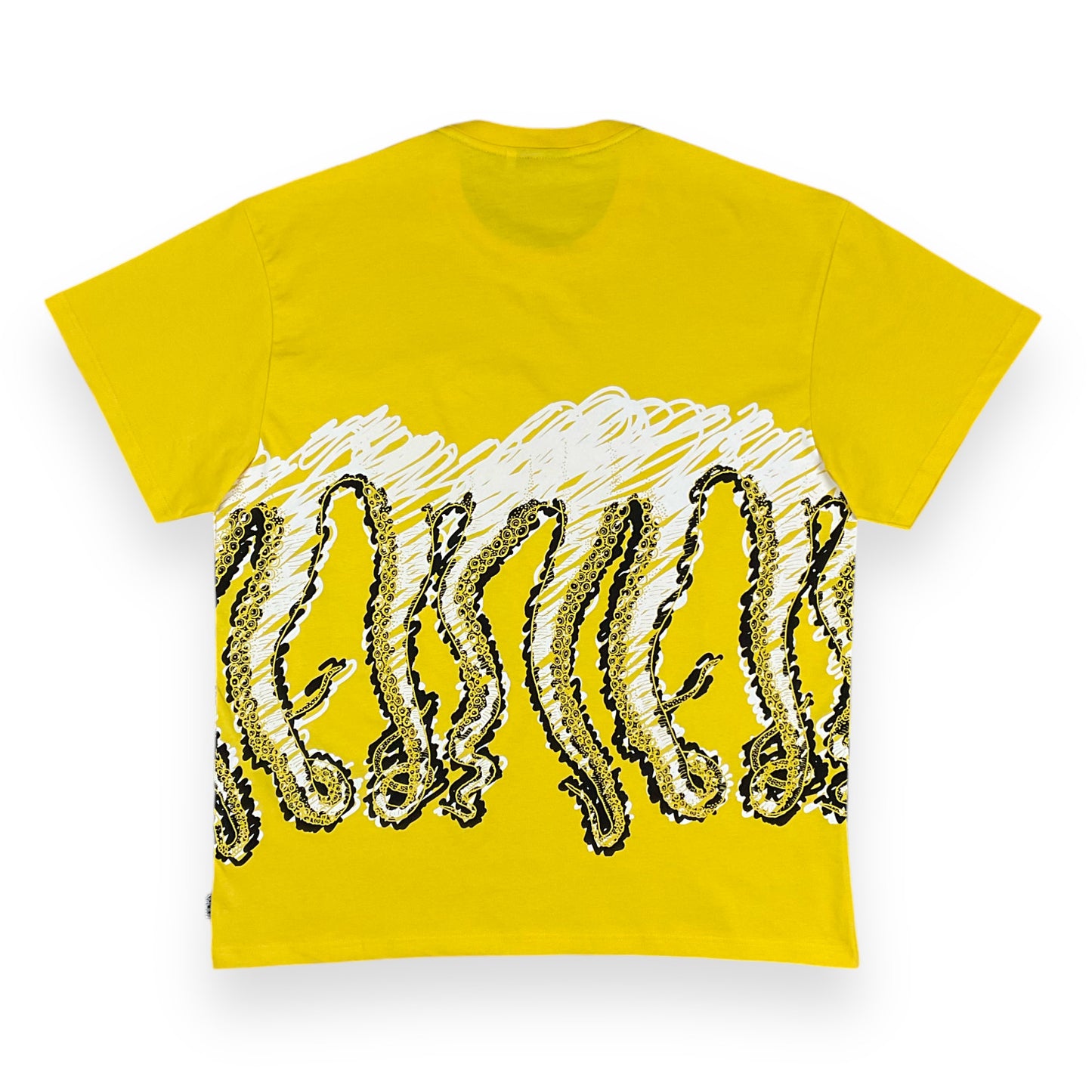 PRINTED T-SHIRT REGULAR SKETCH YELLOW